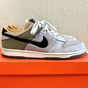 Nike Dunk Low - Pearl Grey/Army Olive - Size 10.5